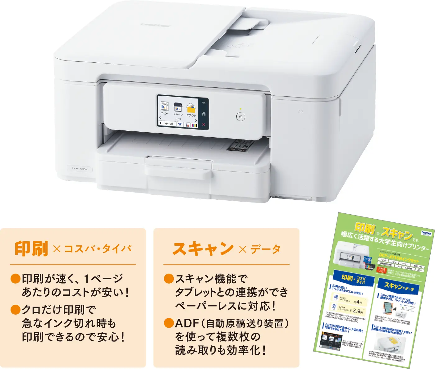 ブラザー DCP-J916N ＋ インクセット付き