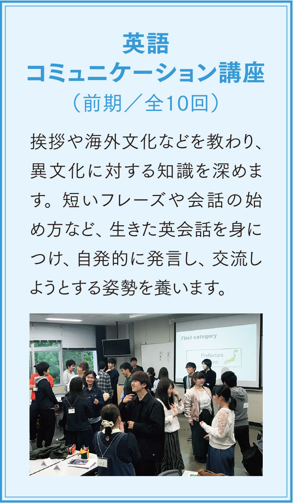 英語コミュニケーション講座(前期/全10回)